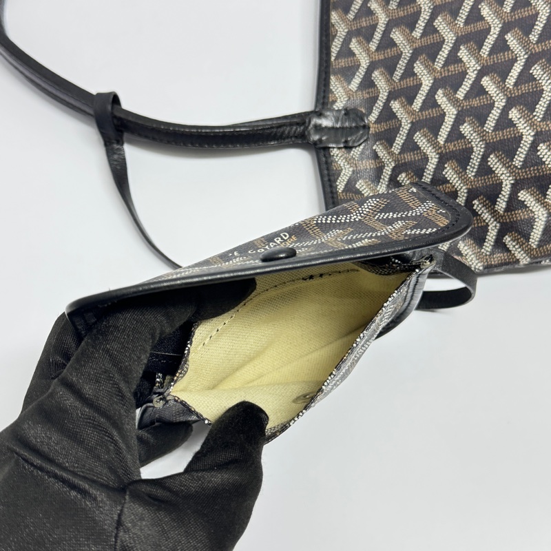 【超！級！新】 Goyard Anjou Mini Tote 黑色迷你托特 （代購要12萬多）-18