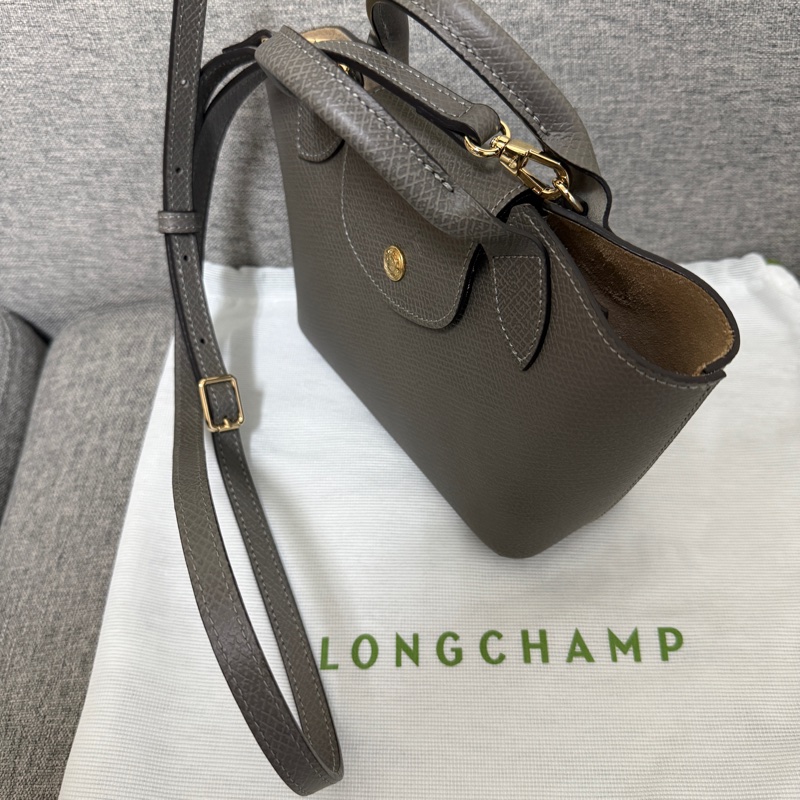 Longchamp Epure XS Tote 托特包 斜背包 斑鳩灰-3