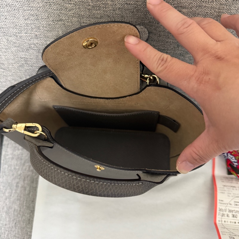 Longchamp Epure XS Tote 托特包 斜背包 斑鳩灰-5