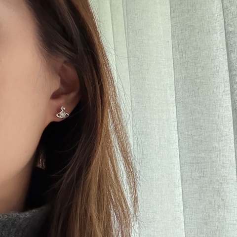 Vivienne Westwood 基本款 經典土星 單鑽 Nano Solitaire