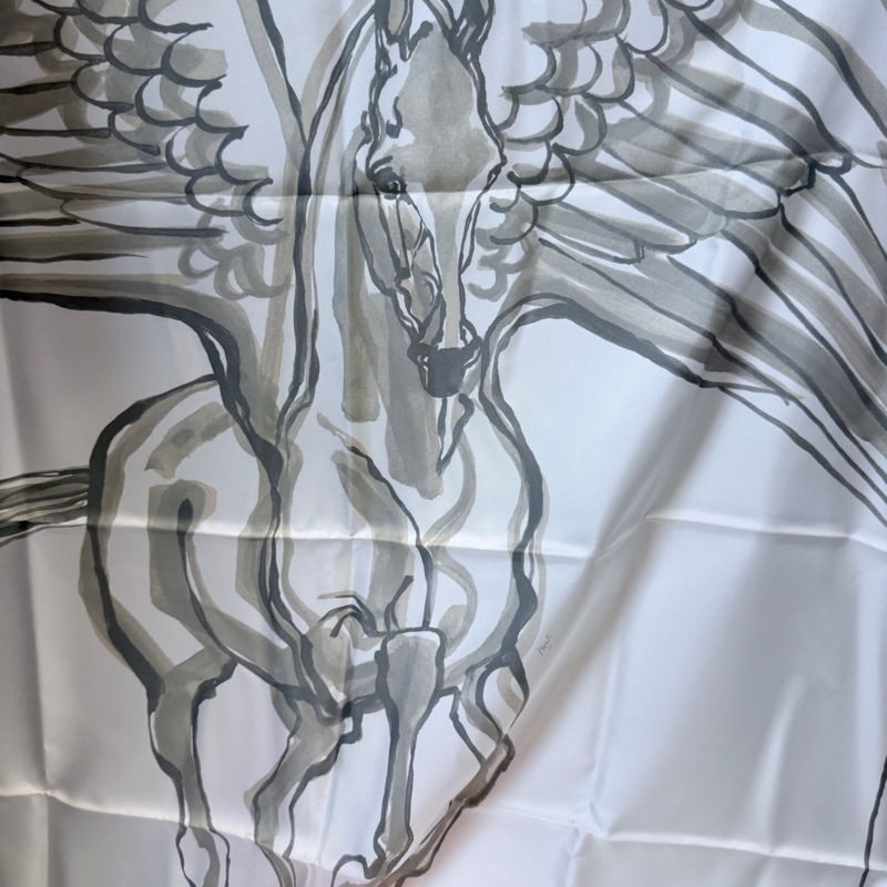 全新✨Hermes✨自由飛馬 Libre comme pegase 絲巾 90-2