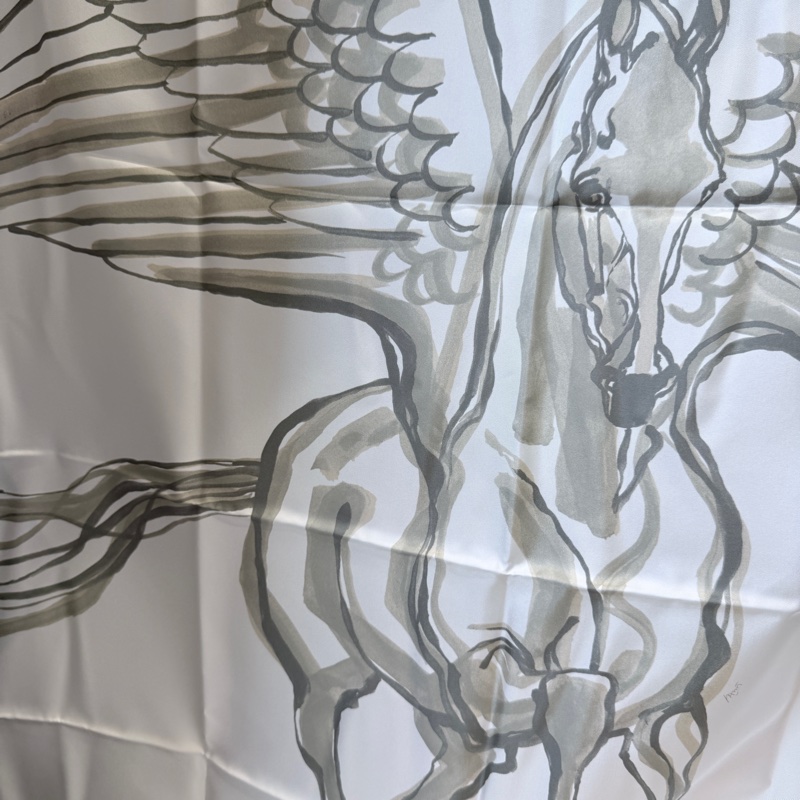 全新✨Hermes✨自由飛馬 Libre comme pegase 絲巾 90-3