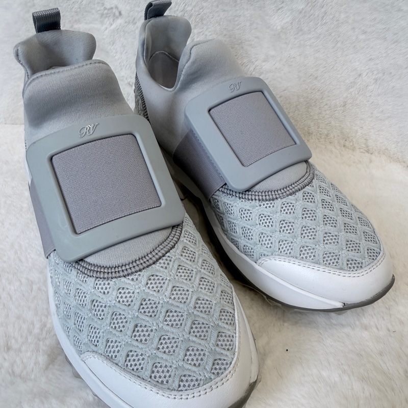 Roger Vivier✨RV女鞋Viv Run方釦厚底休閒鞋老爹鞋運動鞋 #35.5-25