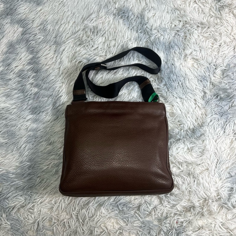 普拉達/Prada 牛皮三角標單肩包  無附件-1