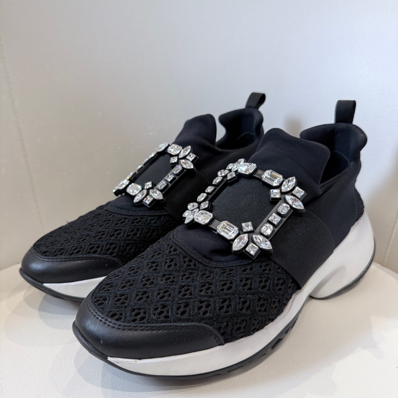 Roger Vivier✨RV女鞋Viv Run鑽釦厚底休閒鞋老爹鞋運動鞋 #38.5-0