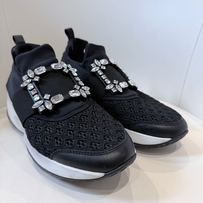 Roger Vivier✨RV女鞋Viv Run鑽釦厚底休閒鞋老爹鞋運動鞋 #38.5-10