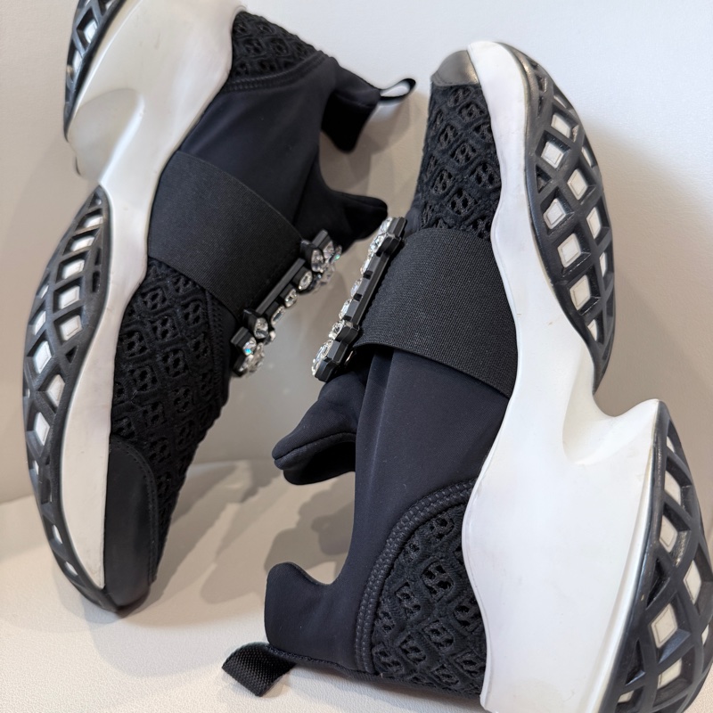 Roger Vivier✨RV女鞋Viv Run鑽釦厚底休閒鞋老爹鞋運動鞋 #38.5-24