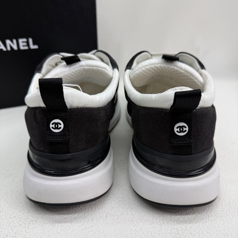 CHANEL香奈兒舒適低幫運動休閒鞋 黑白色熊貓配色 40碼-5