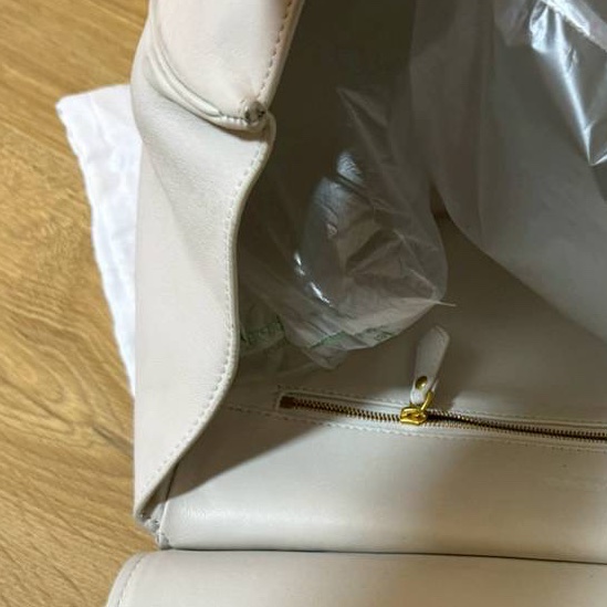 BOTTEGA VENETA BV 米色 編織背帶 全皮 肩背包 斜背包 側背包-9