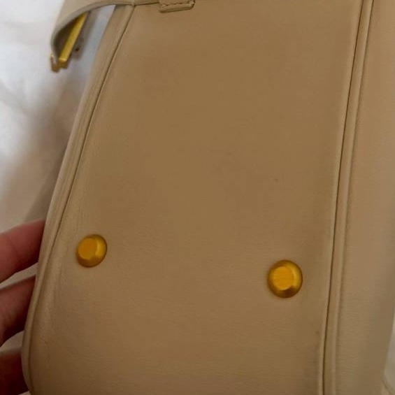 BOTTEGA VENETA BV 米色 編織背帶 全皮 肩背包 斜背包 側背包-13