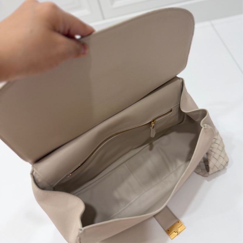 BOTTEGA VENETA BV 米色 編織背帶 全皮 肩背包 斜背包 側背包-13