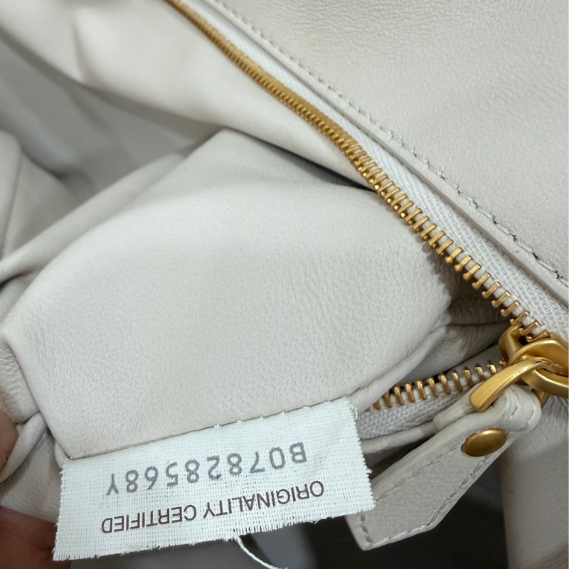 BOTTEGA VENETA BV 米色 編織背帶 全皮 肩背包 斜背包 側背包-21
