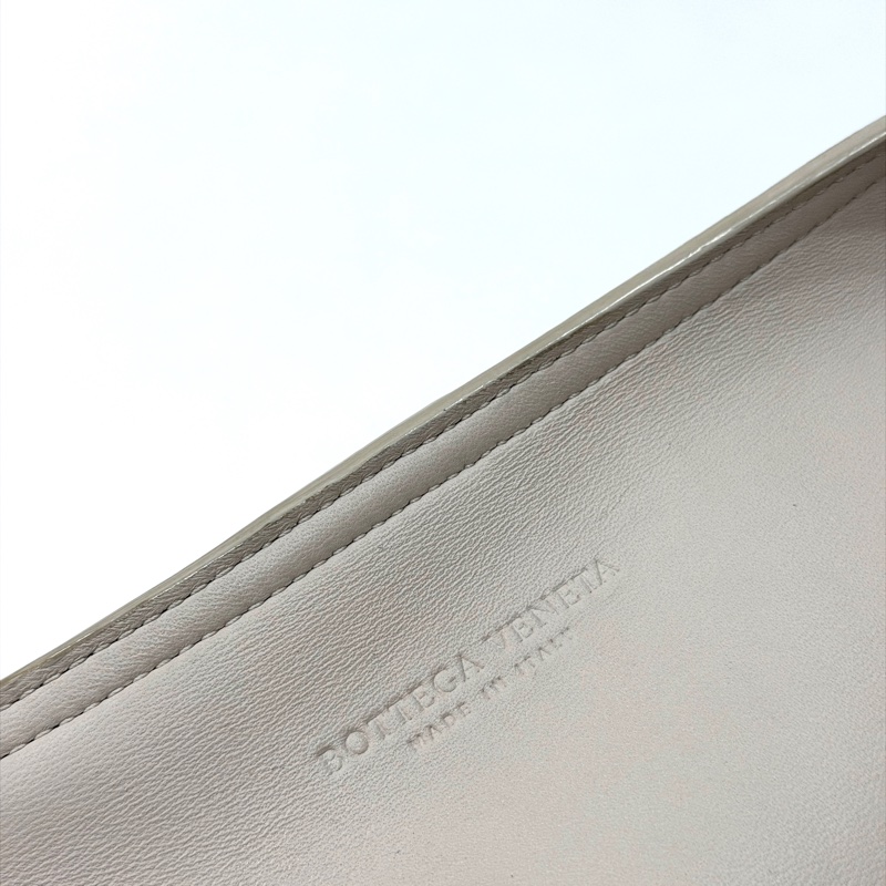 BOTTEGA VENETA BV 米色 編織背帶 全皮 肩背包 斜背包 側背包-24
