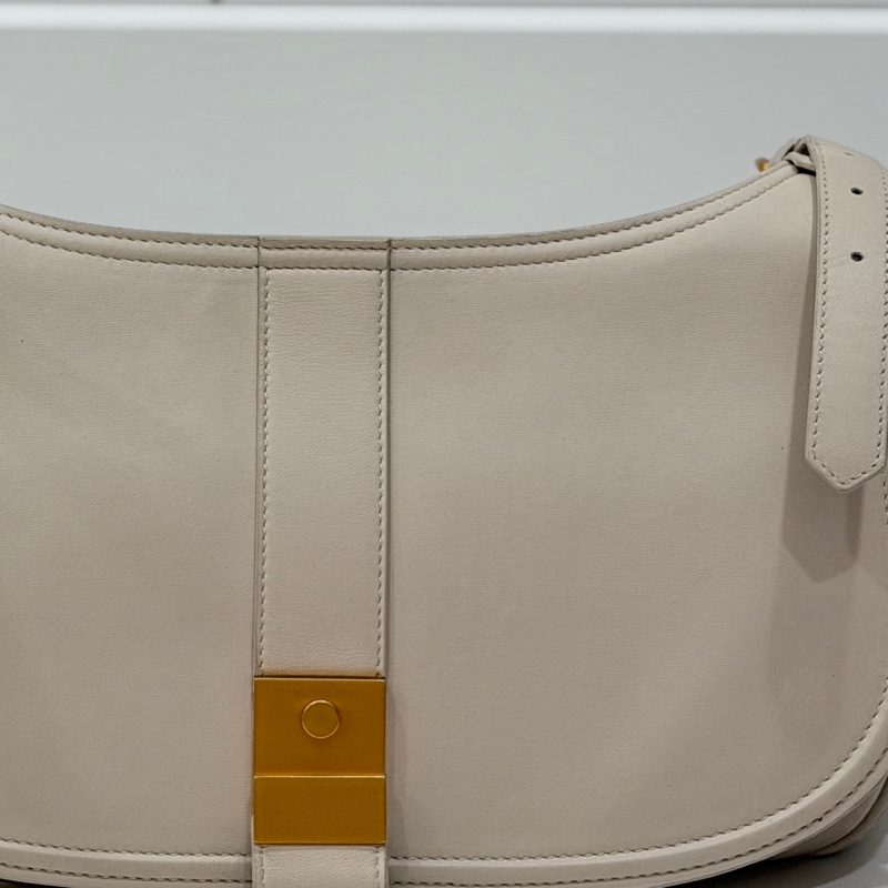 BOTTEGA VENETA BV 米色 編織背帶 全皮 肩背包 斜背包 側背包-28