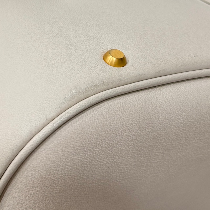 BOTTEGA VENETA BV 米色 編織背帶 全皮 肩背包 斜背包 側背包-32
