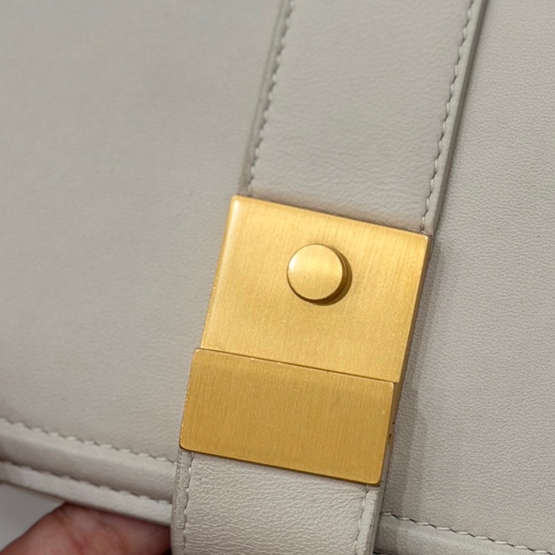 BOTTEGA VENETA BV 米色 編織背帶 全皮 肩背包 斜背包 側背包-36