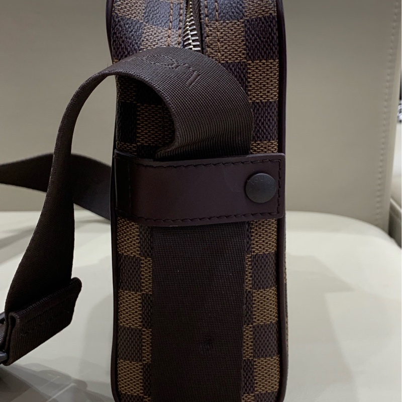 LV路易威登 棕棋盤格Olav小號豆腐包 尺寸20*20*10cm-3