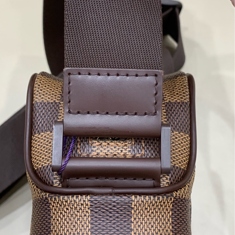 LV路易威登 棕棋盤格Olav小號豆腐包 尺寸20*20*10cm-8