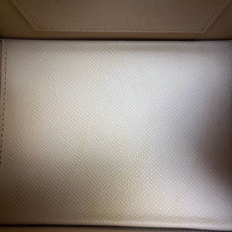 98新 Moynat莫奈裸粉色粽子包手提包 尺寸17*13*12-5