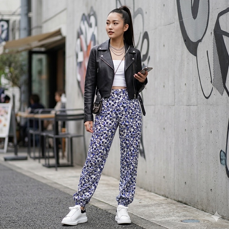 全新Louis Vuitton專櫃正品腰鬆緊縮口長褲 36號 S-M皆可穿-0