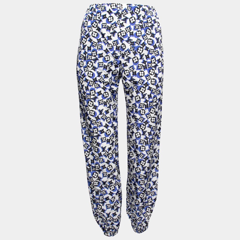 全新Louis Vuitton專櫃正品腰鬆緊縮口長褲 36號 S-M皆可穿-4