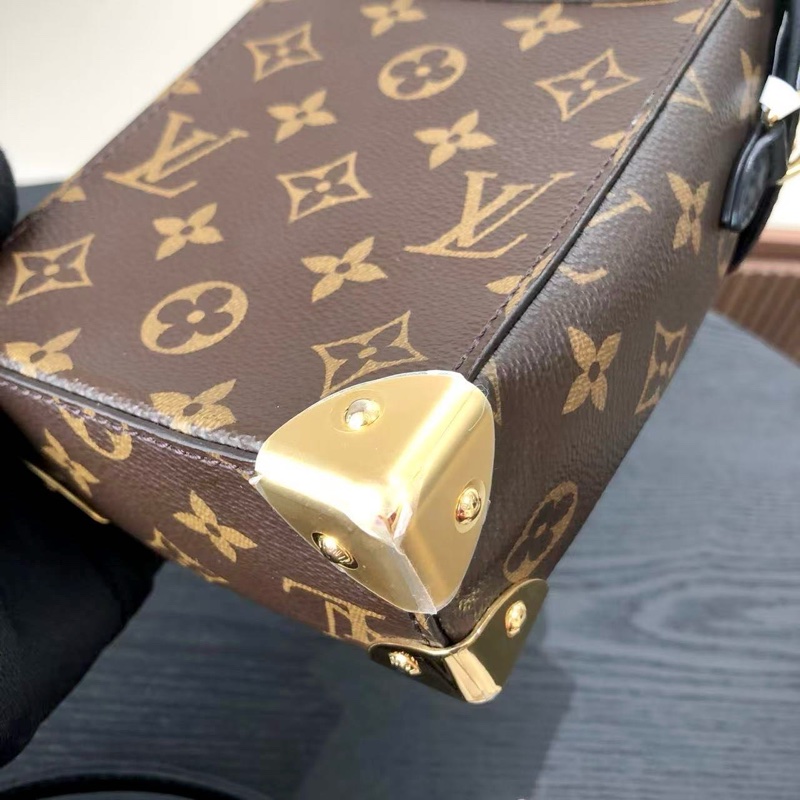 LV路易威登 Camera Box 老花秀款盒子包-15