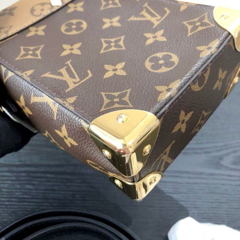 LV路易威登 Camera Box 老花秀款盒子包-16