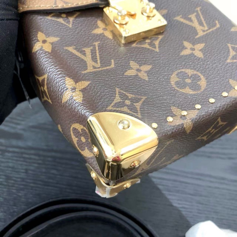 LV路易威登 Camera Box 老花秀款盒子包-17