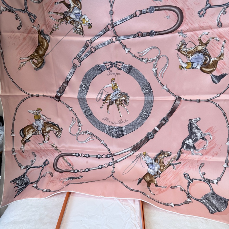 Hermes✨草原風情 Pampa 絲巾領巾 70cm-2