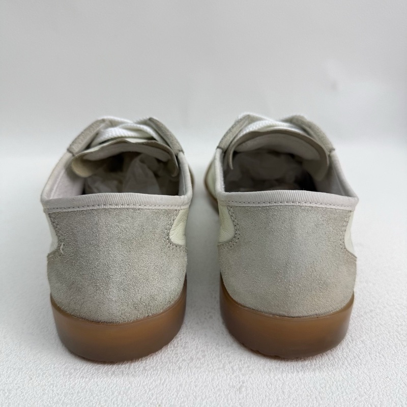 CHANEL香奈兒 24B德訓鞋生活休閒鞋白色褶皺皮質 37.5碼-4