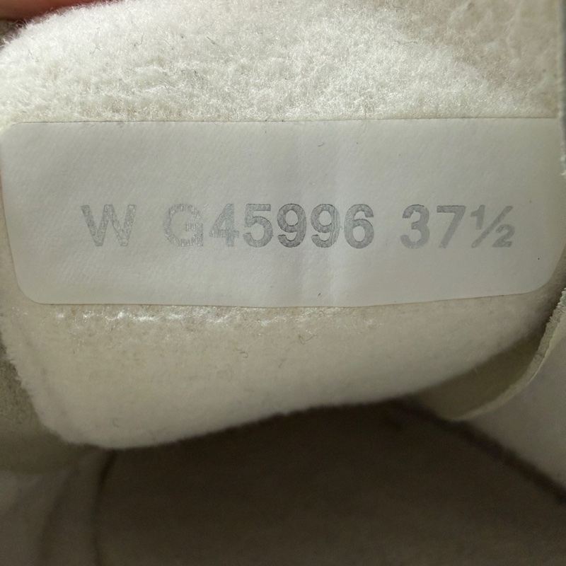 CHANEL香奈兒 24B德訓鞋生活休閒鞋白色褶皺皮質 37.5碼-7