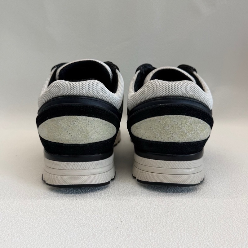 CHANEL香奈兒 網眼麂皮小牛皮海軍黑 熊貓配色 38.5碼-3