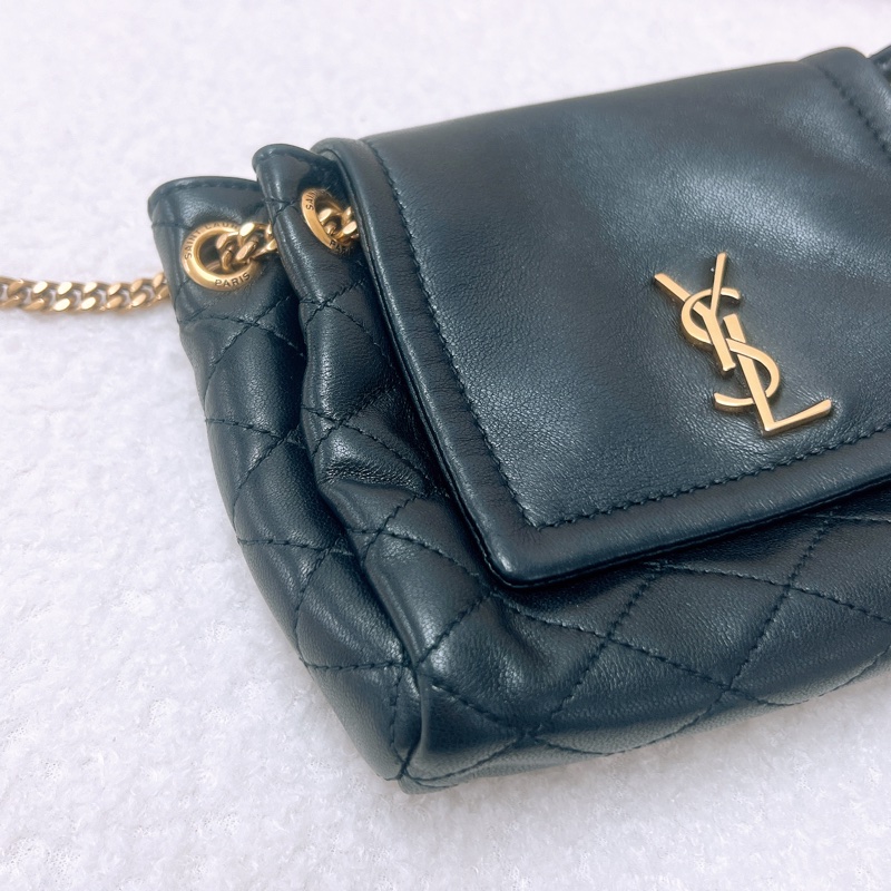 YSL nolita 黑金鏈條包-1