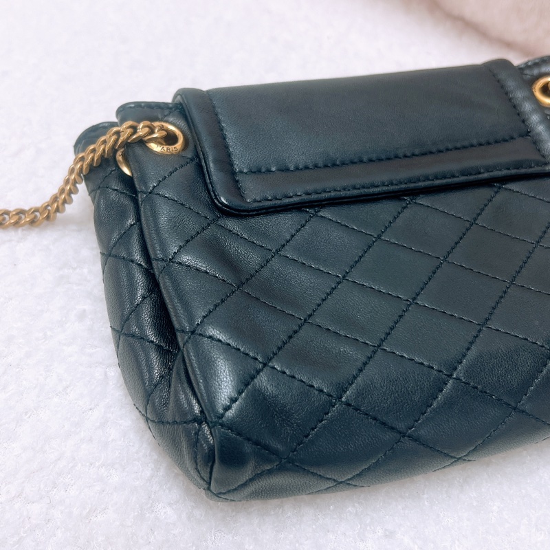 YSL nolita 黑金鏈條包-5