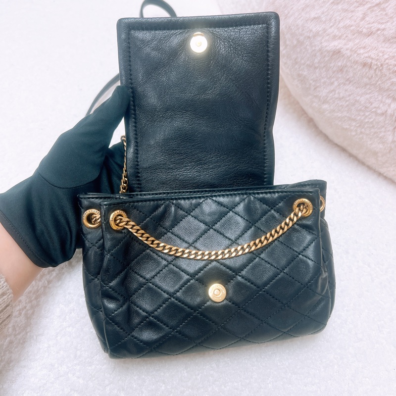 YSL nolita 黑金鏈條包-7