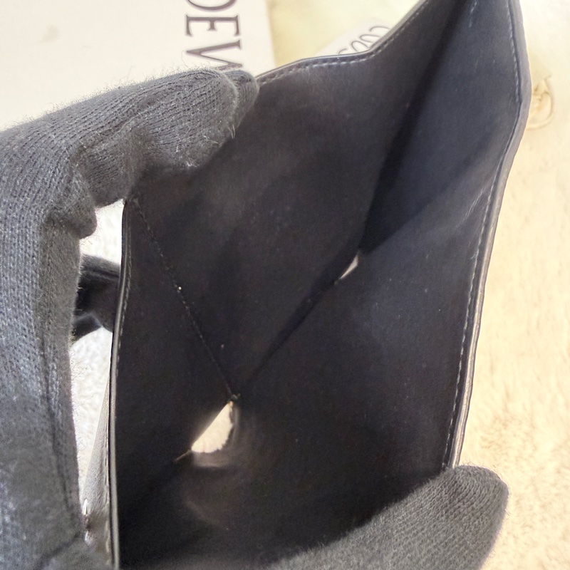 Loewe✨壓紋Logo短夾鈔票夾卡夾錢包零錢包-18