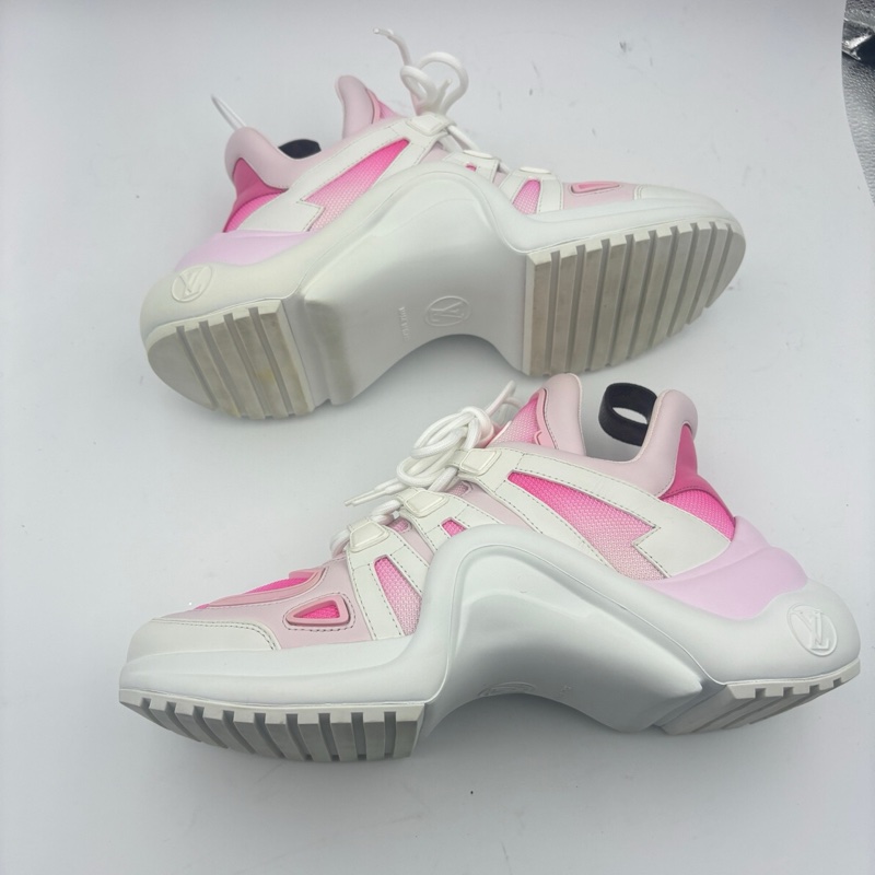 95新 LV路易威登白粉拱桥老爹鞋 40码-1