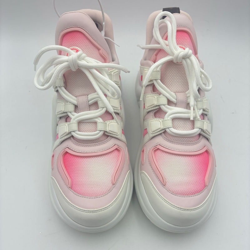 95新 LV路易威登白粉拱桥老爹鞋 40码-3