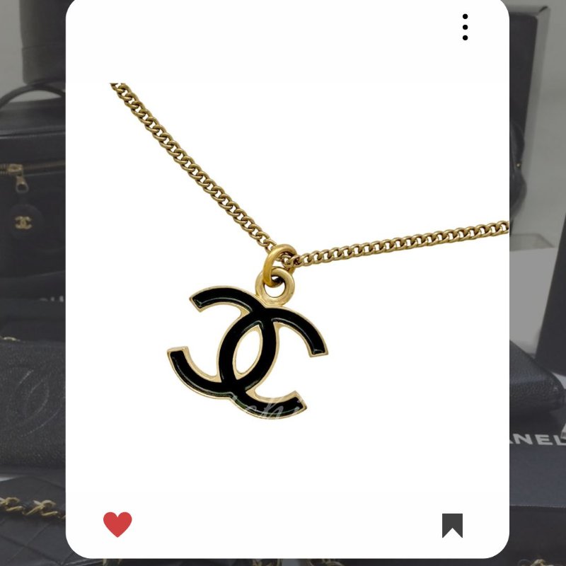 🛍️🎁 26 🔥 3月新品上架 💘 香奈兒 Chanel 經典黑金CC 頸鍊🔥 香奈兒熱賣款 香奈兒經典款-0