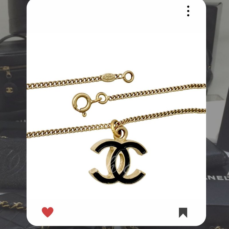 🛍️🎁 26 🔥 3月新品上架 💘 香奈兒 Chanel 經典黑金CC 頸鍊🔥 香奈兒熱賣款 香奈兒經典款-1