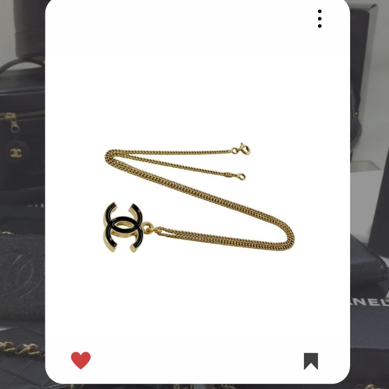 🛍️🎁 26 🔥 3月新品上架 💘 香奈兒 Chanel 經典黑金CC 頸鍊🔥 香奈兒熱賣款 香奈兒經典款-2