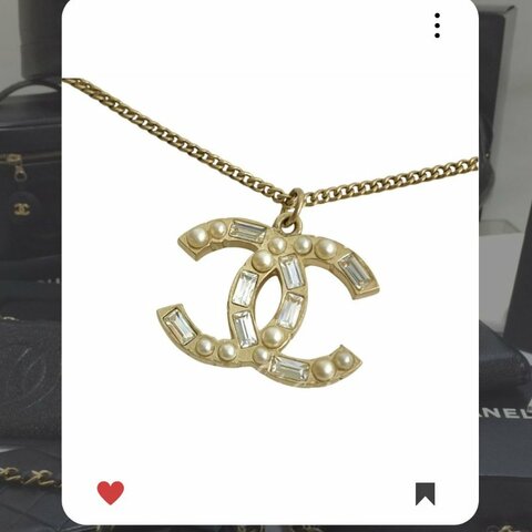 🛍️🎁 26 🔥 3月新品上架 💘 香奈兒 Chanel 金色珍珠水晶亮片頸鍊🔥 香奈兒熱賣款 香奈兒經典款