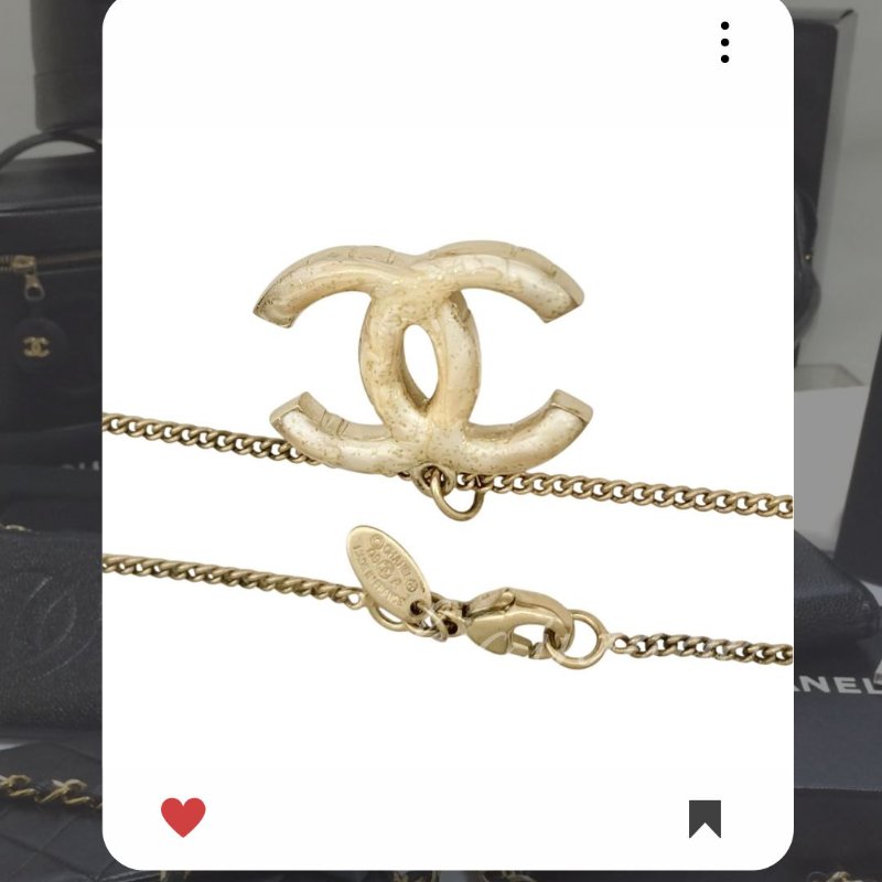 🛍️🎁 26 🔥 3月新品上架 💘 香奈兒 Chanel 金色珍珠水晶亮片頸鍊🔥 香奈兒熱賣款 香奈兒經典款-2