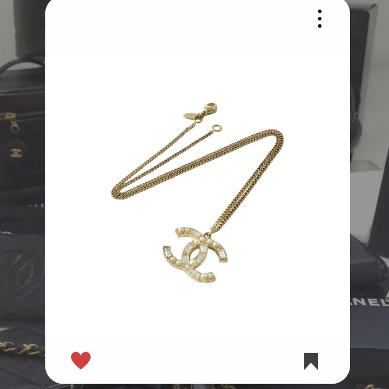 🛍️🎁 26 🔥 3月新品上架 💘 香奈兒 Chanel 金色珍珠水晶亮片頸鍊🔥 香奈兒熱賣款 香奈兒經典款-5