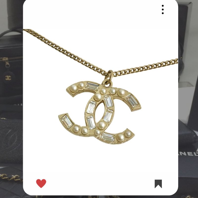 🛍️🎁 26 🔥 3月新品上架 💘 香奈兒 Chanel 金色珍珠水晶亮片頸鍊🔥 香奈兒熱賣款 香奈兒經典款-6