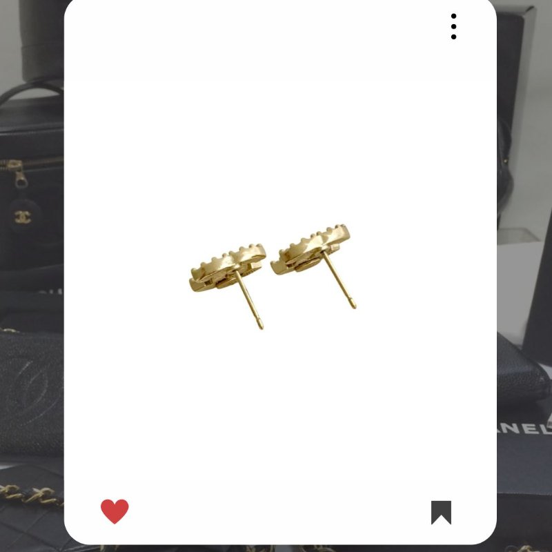🛍️🎁 26 🔥 3月新品上架 💘 罕有 香奈兒 Chanel 金色經典款水鑽耳環🔥 香奈兒熱賣款 香奈兒經典款 耳環 CHANEL EARRING-2