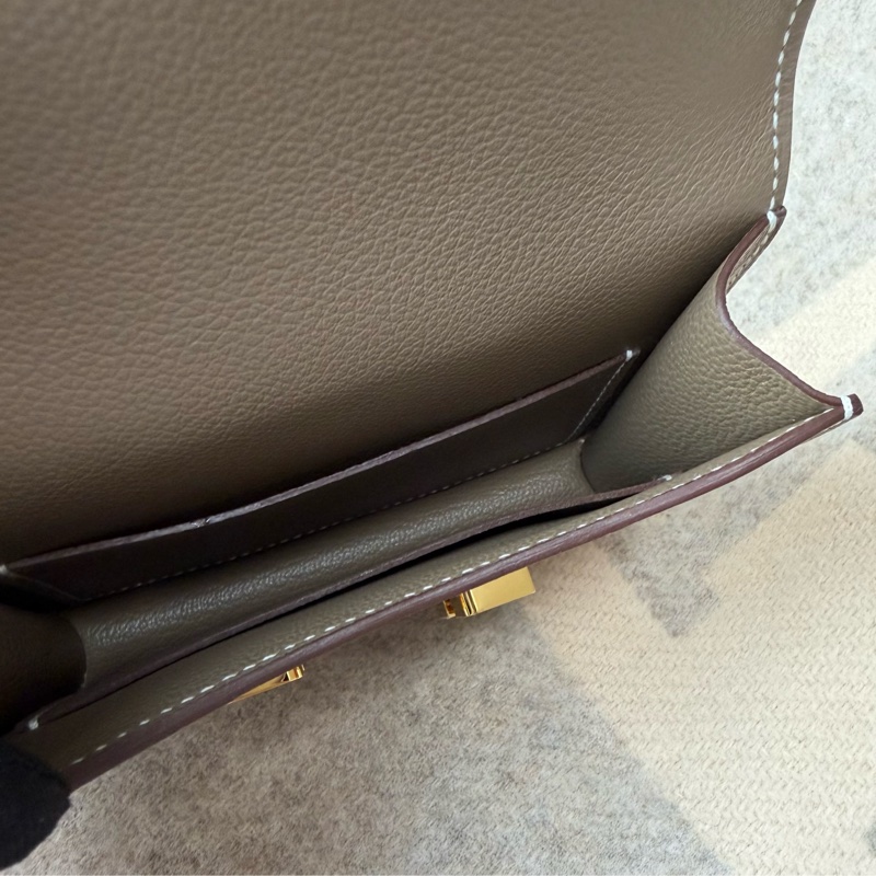 Hermès 愛馬仕 Constance slim 大象灰金釦-16