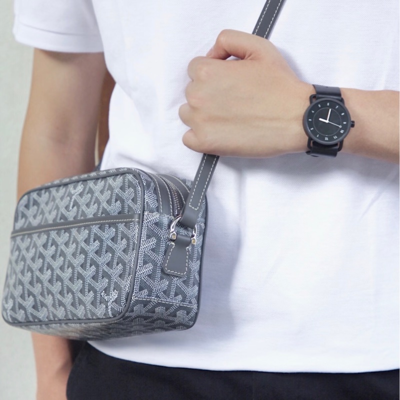 【98新 ✨ 全網最低價！】 Goyard戈雅 Cap-Vert相機包 灰色狗牙紋（下單前先詢問庫存❗️）-1