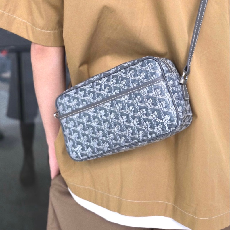 【98新 ✨ 全網最低價！】 Goyard戈雅 Cap-Vert相機包 灰色狗牙紋（下單前先詢問庫存❗️）-2