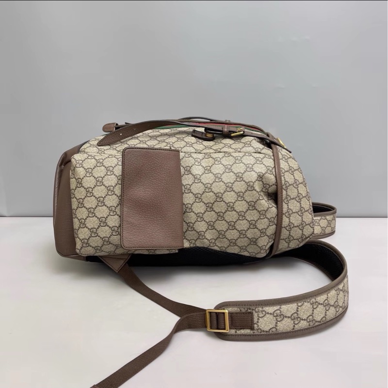 實用帥氣😎Gucci古馳ophidia老花男士雙肩包後背包書包-5